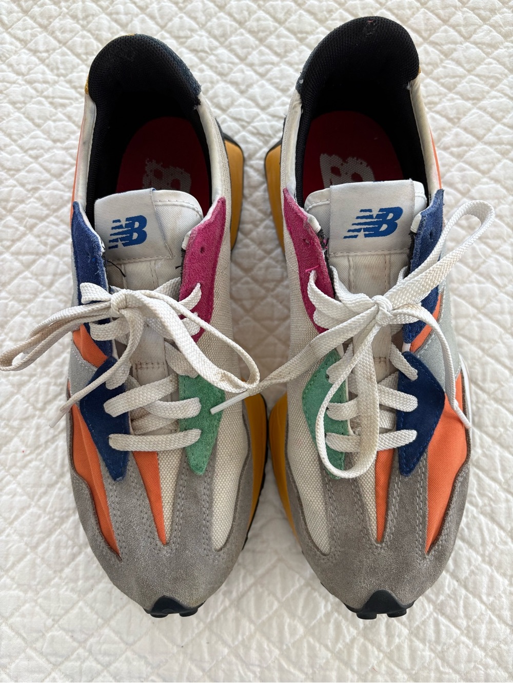New Balance 327 Dejounte Murray Men’s Color Block Sneakers Shoes US 9 D